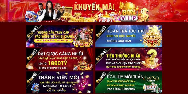 Chính Sách Khuyến Mãi Hấp Dẫn Tại 33win